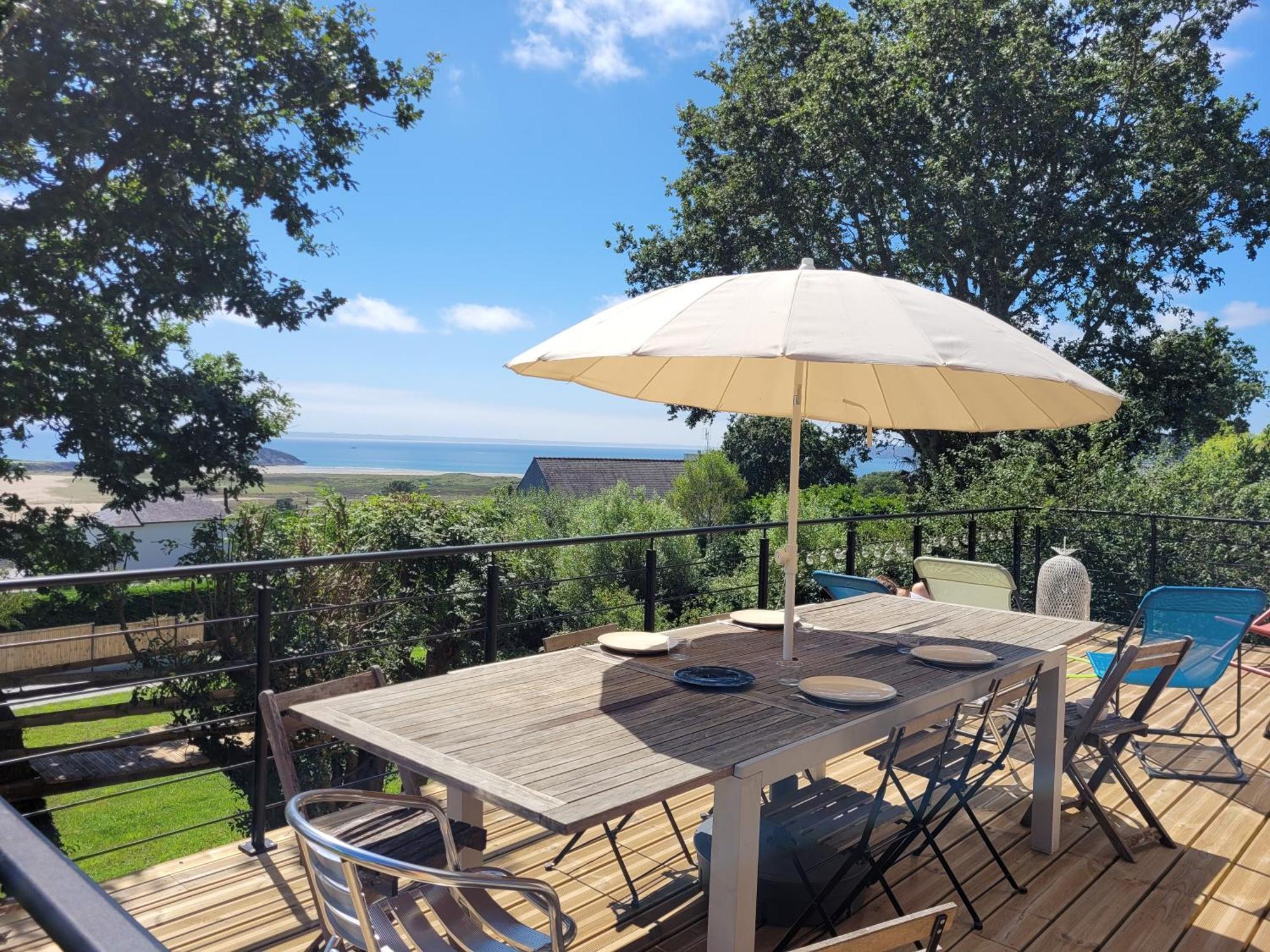 Maison Anemone - Vue Mer - Crozon, Bretagne Extérieur photo